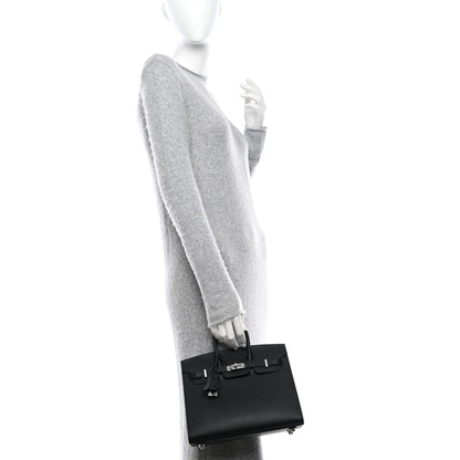 Hermes Epsom Birkin Sellier 25 Black 2 of 11