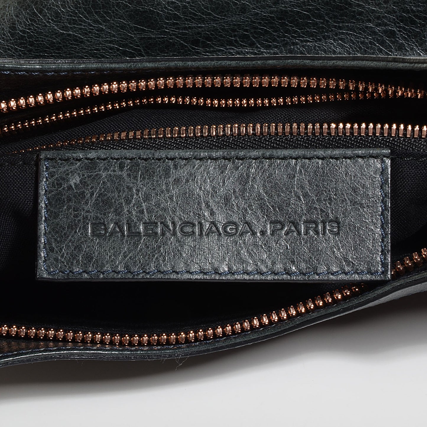 Agneau Giant 12 Rose Gold Hardware Hip Anthracite
