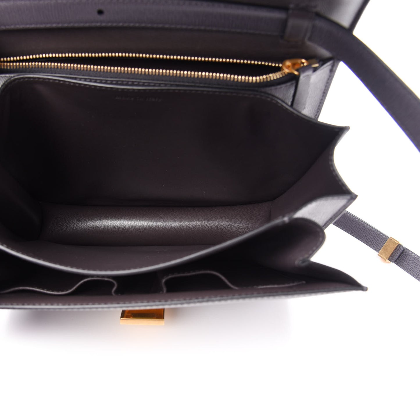 Liege Calfskin Medium Classic Box Flap Bag Liquorice