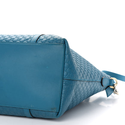 Gucci Soft Microguccissima Dome Satchel Deep Cobalt 9 of 11