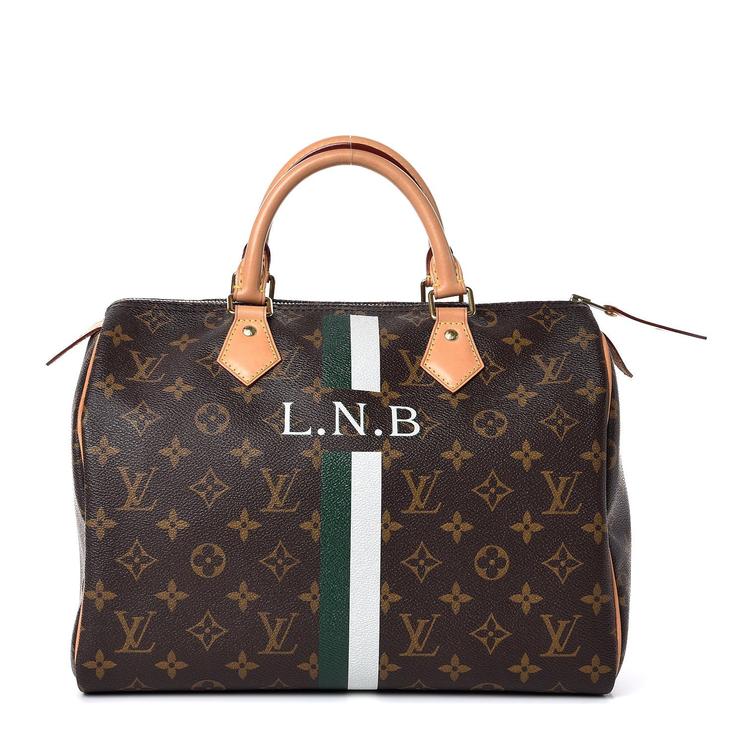 Louis Vuitton Monogram My LV Heritage Speedy 30 Vert Anglais White 1 of 8