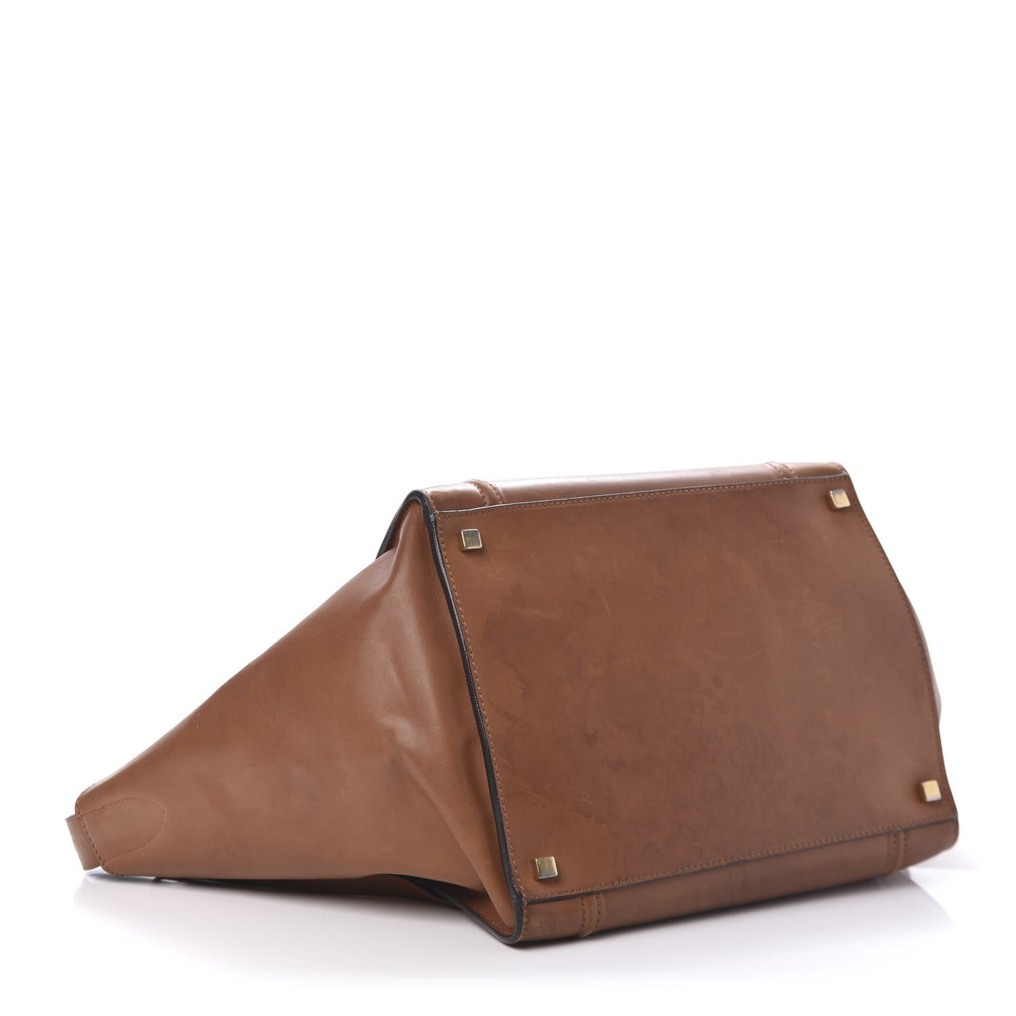Natural Calfskin Medium Phantom Luggage Tan