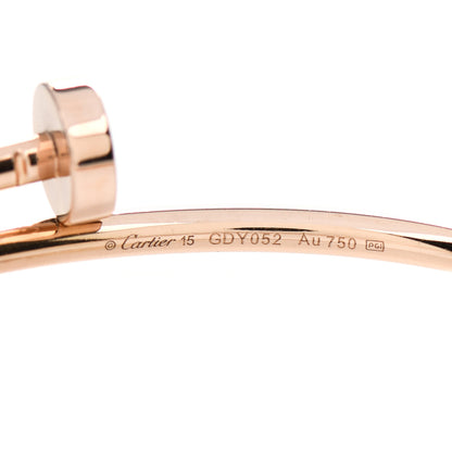 Cartier 18K Pink Gold Small Juste Un Clou Bracelet 15 3 of 3