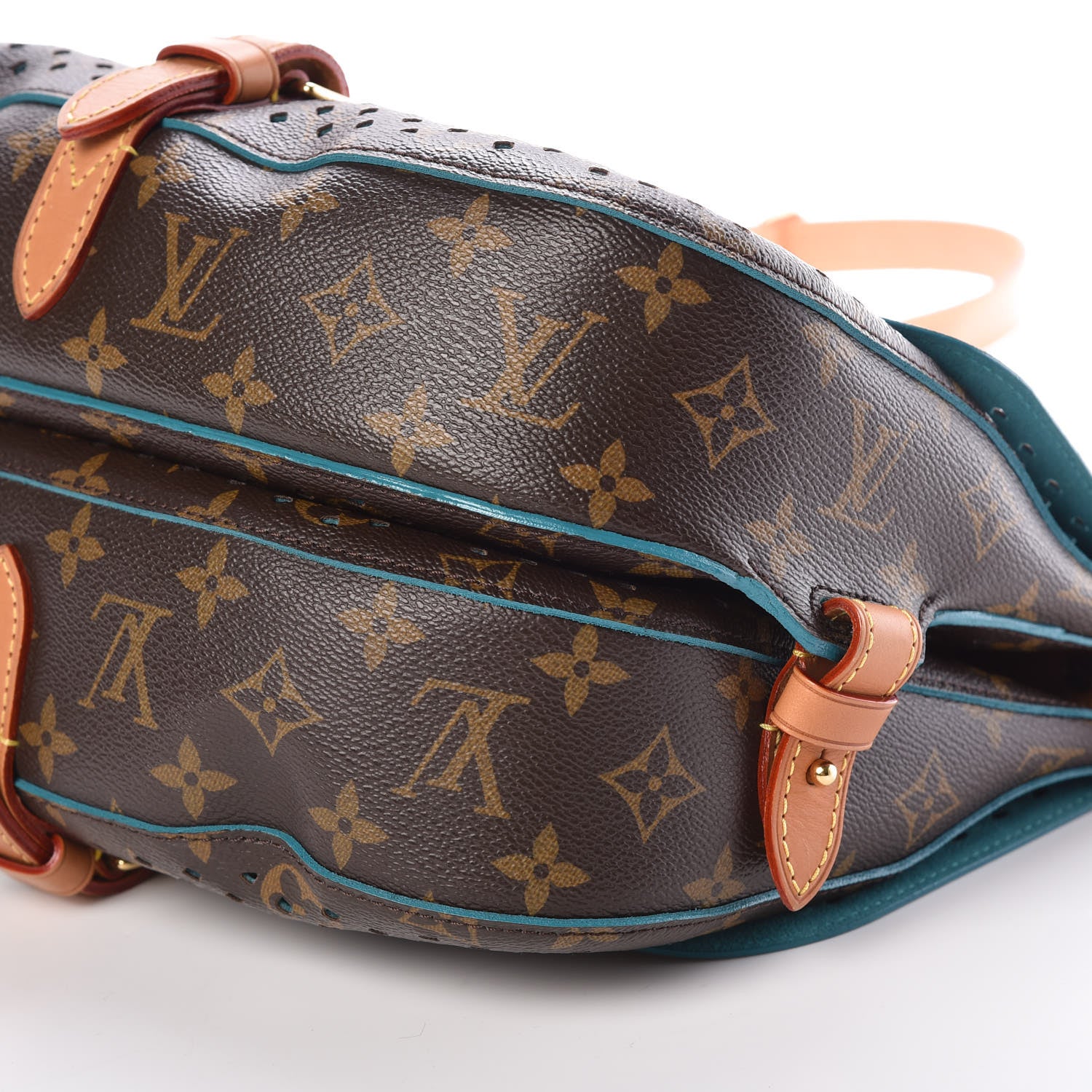 Louis Vuitton Monogram SC Flore Saumur Teal 11 of 11
