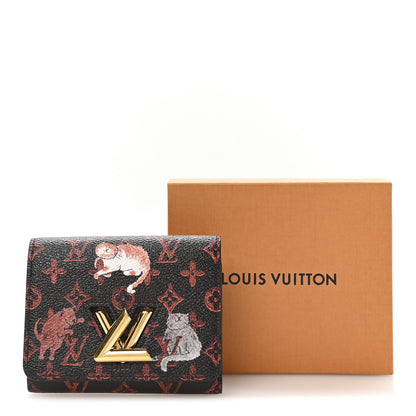 Louis Vuitton Catogram Twist Compact Wallet Marron 8 of 8