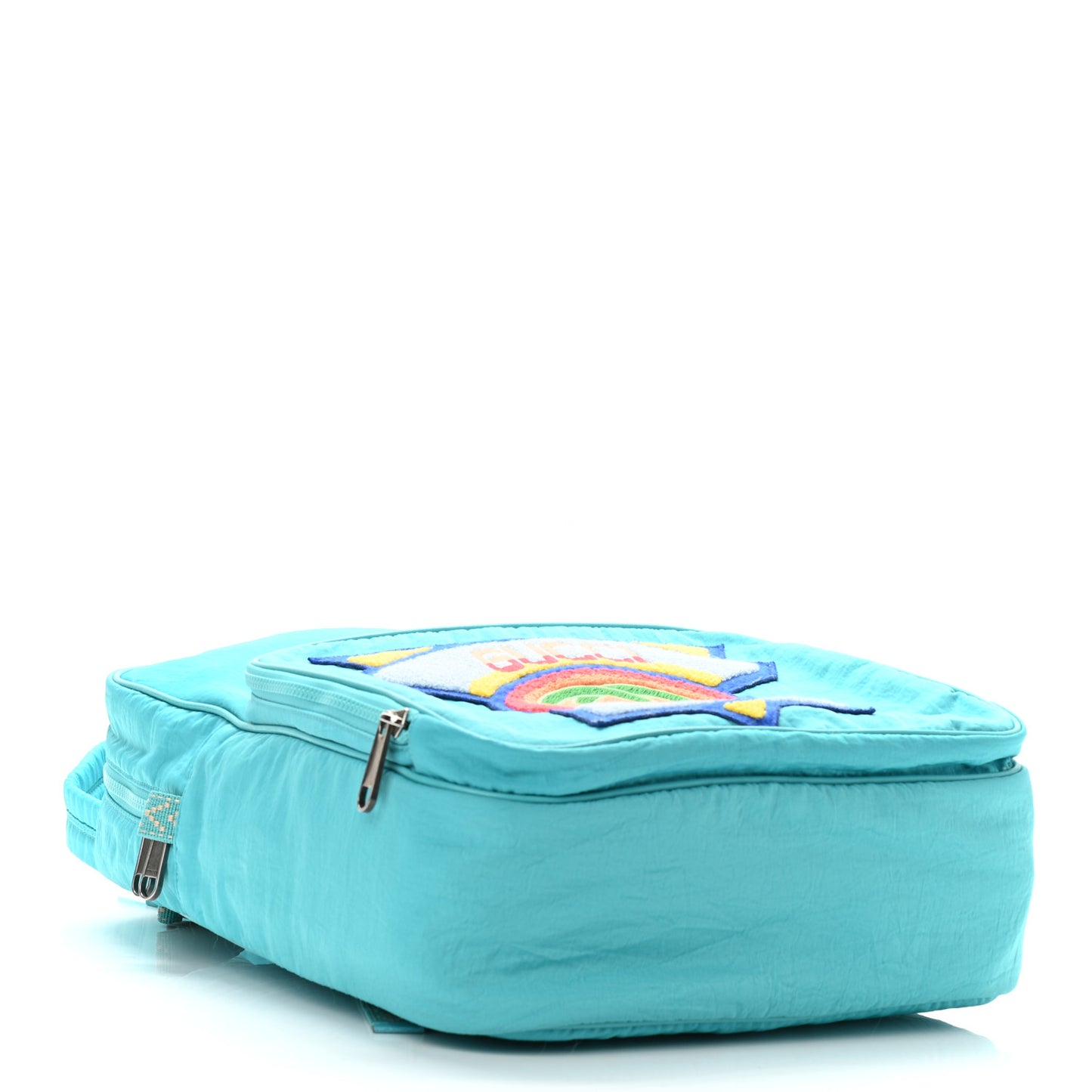 Nylon Twill 80s Logo Patch Backpack Lago