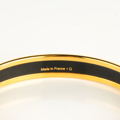 Hermes Enamel Printed Narrow Brazil Bracelet 62 3 of 6