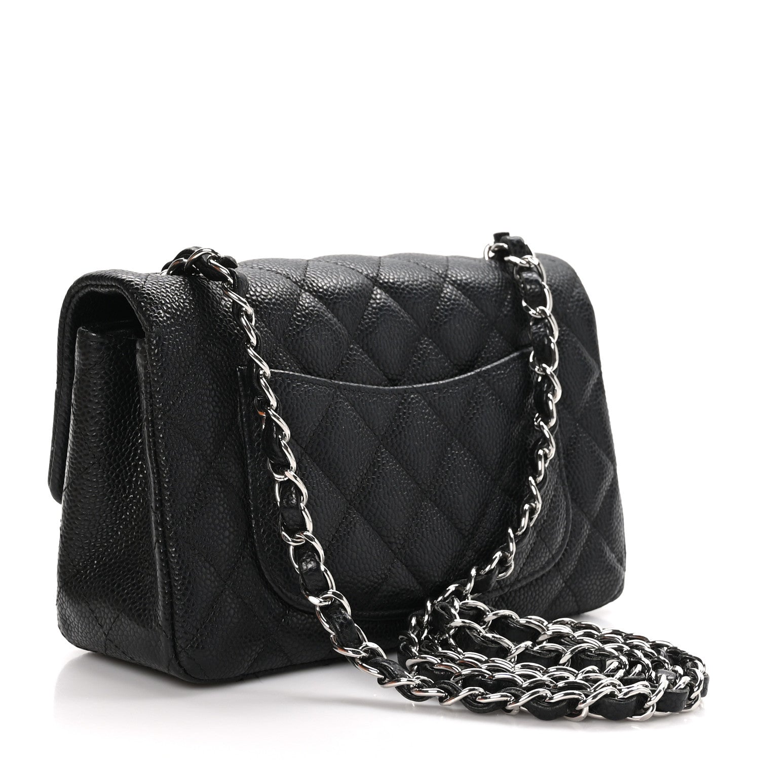 Chanel Caviar Quilted Mini Rectangular Flap Black 3 of 11
