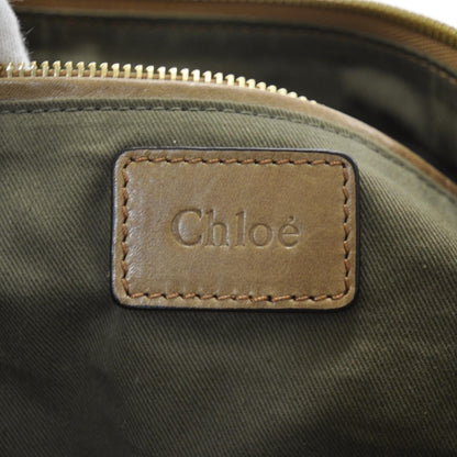 Chloe Python Large Marcie Hobo Taupe 6 of 10