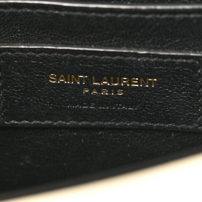 Saint Laurent Smooth Calfskin Monogram Small Solferino Satchel  Blanc Vintage 6 of 13
