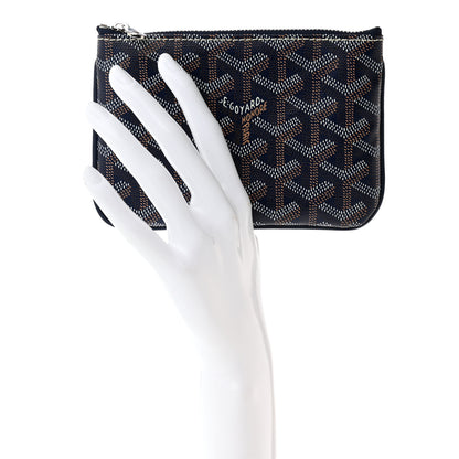 Goyard Goyardine Mini Senat Pochette Navy 2 of 9