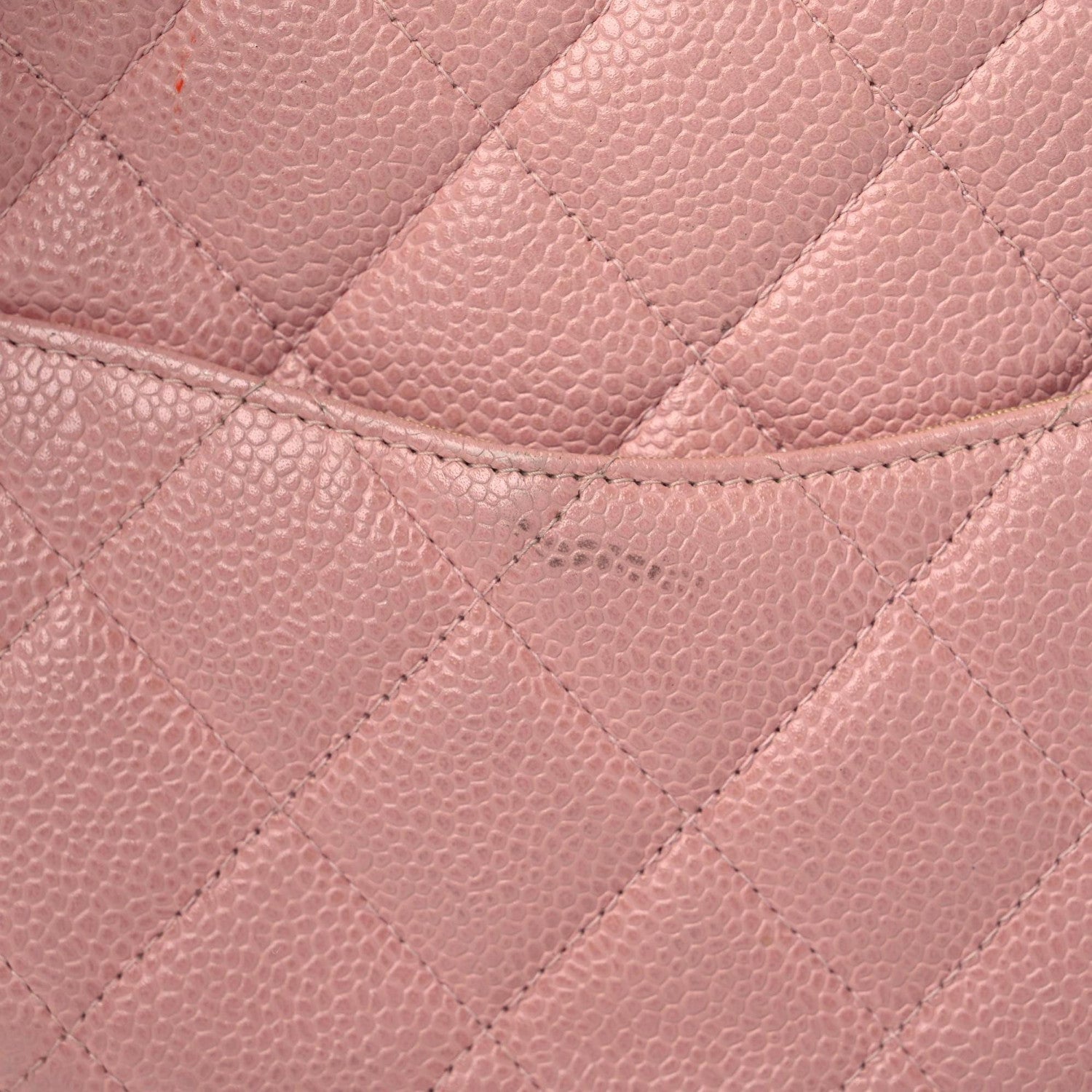 Chanel Caviar Quilted Small Bowler Pink 10 of 19