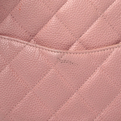 Chanel Caviar Quilted Small Bowler Pink 10 of 19