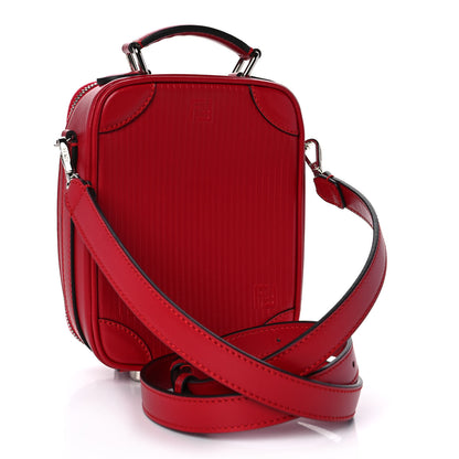 Fendi Vitello Astro Rubber Effect Mini Trolley Bag Fragola 3 of 10