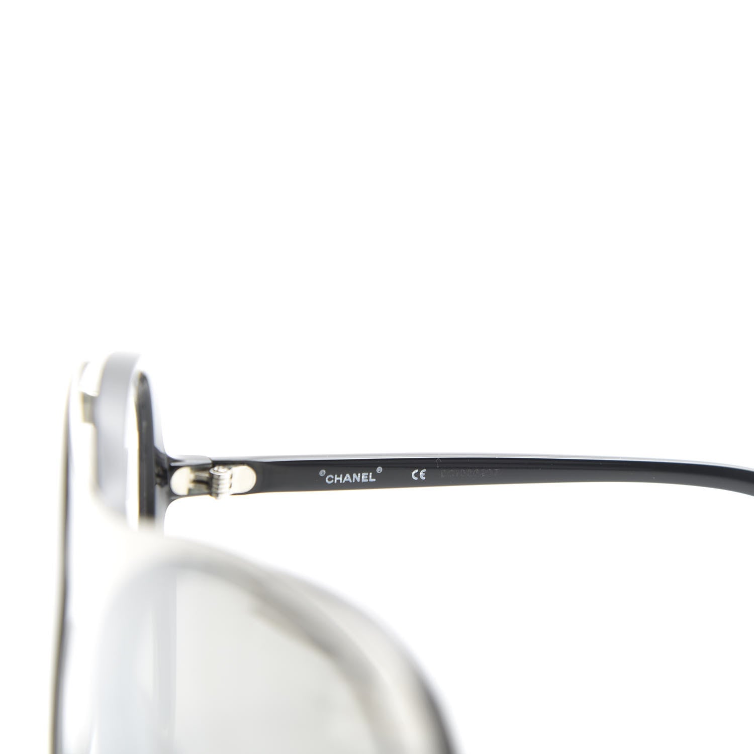 Chanel Clip On Sunglasses 71230 Mirror Grey Black 5 of 10