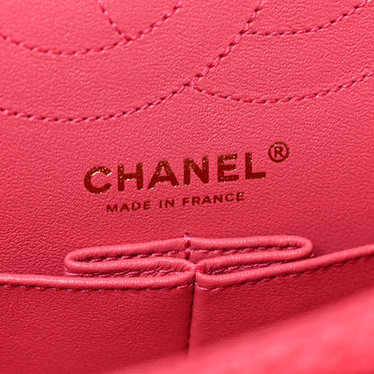 Chanel Wool Tweed Quilted 2.55 Reissue 225 Flap Pink 5 of 8
