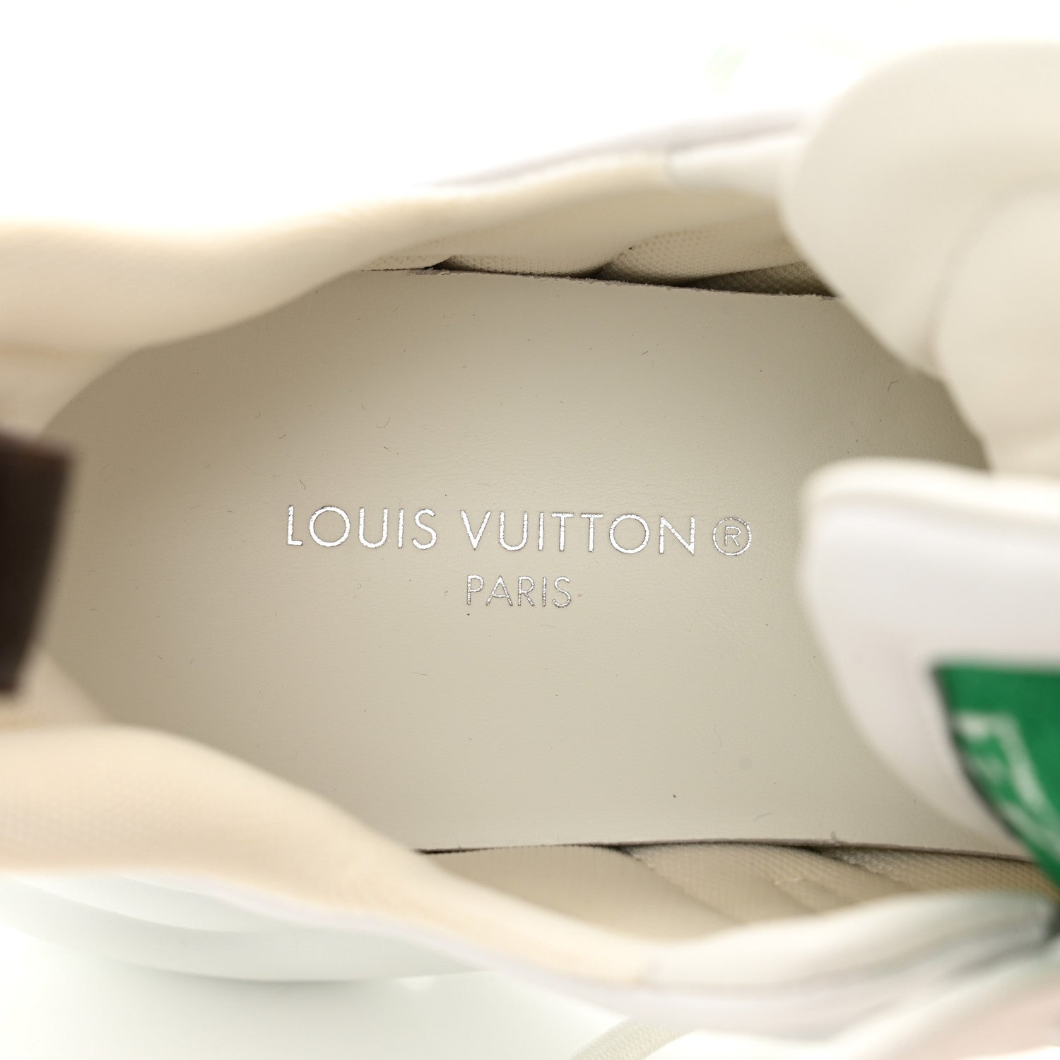 Louis Vuitton Jacquard Velvet Monogram LV Archlight Sneakers 38 White Vert 6 of 8