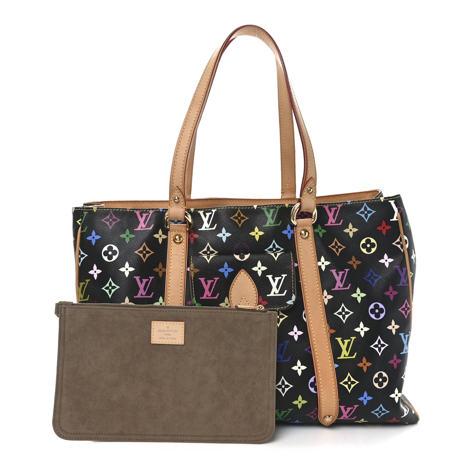 Louis Vuitton Monogram Multicolor Aurelia GM Black 3 of 10