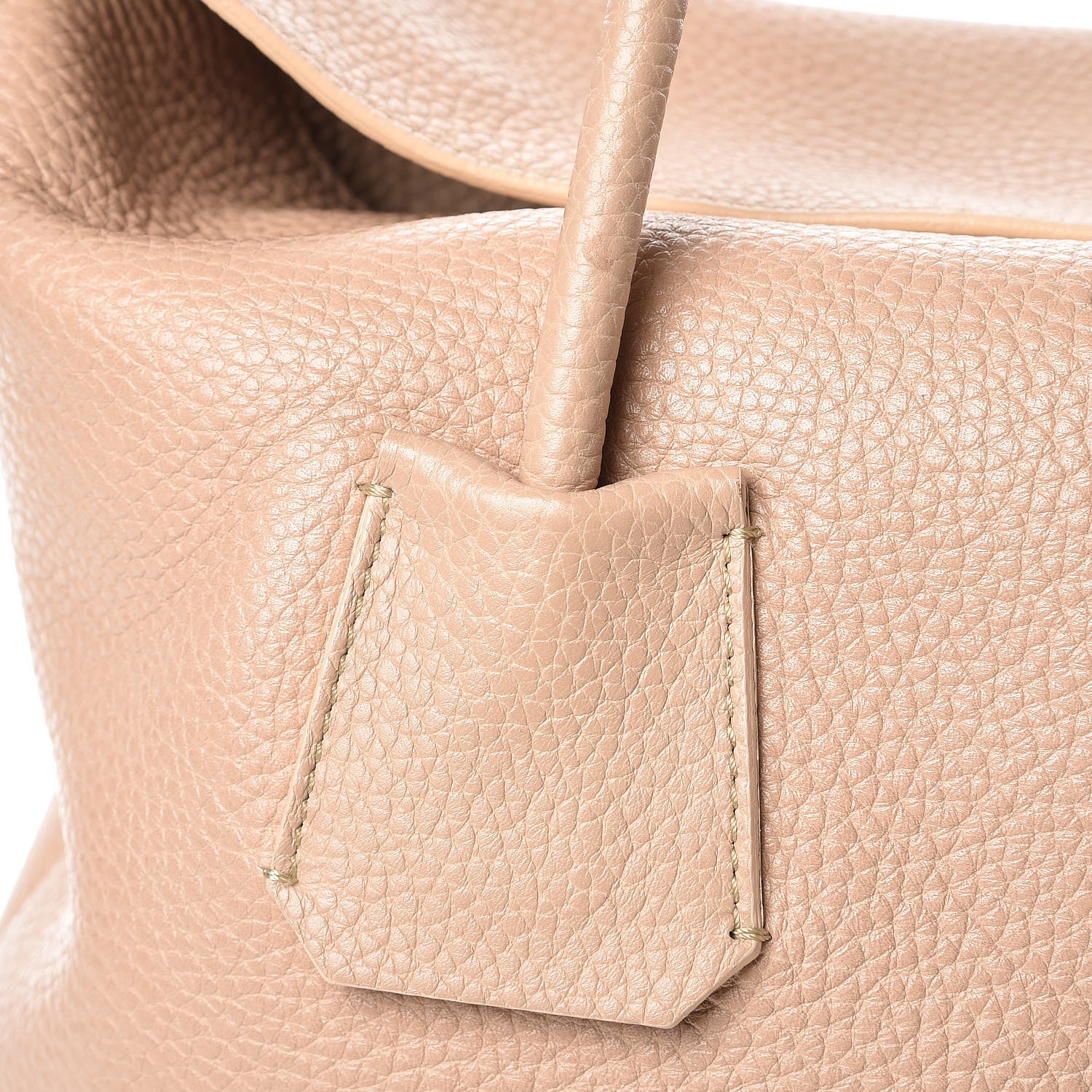Burberry London Grainy Calfskin Medium Baynard Tote Light Nude 12 of 21