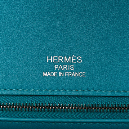 Hermes Togo Swift Ghillies Birkin 35 Turquoise 6 of 12