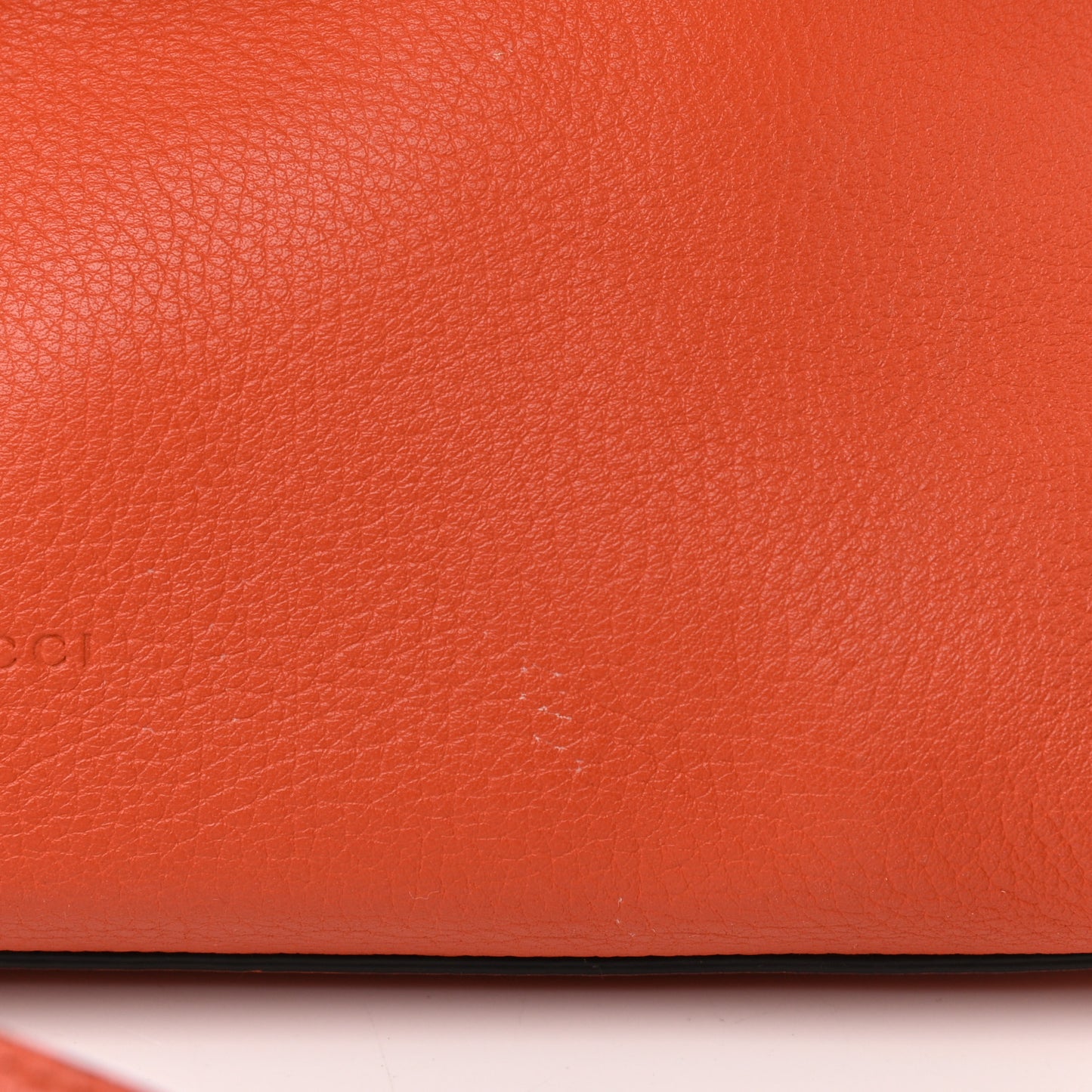 Cellarius Calfskin Small Bamboo Daily Top Handle Bag New Dark Orange