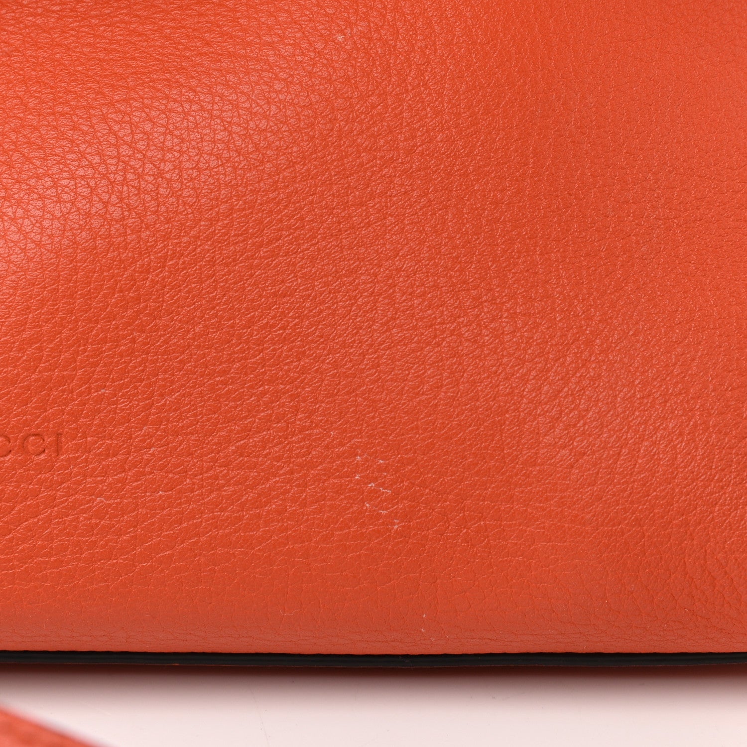 Gucci Cellarius Calfskin Small Bamboo Daily Top Handle Bag New Dark Orange 10 of 10