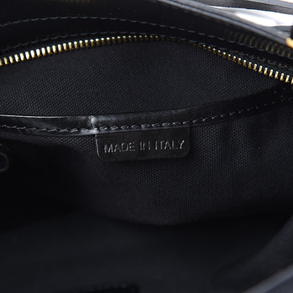 Burberry House Check Bridle Calfskin Small Dutton Hobo Black 7 of 10