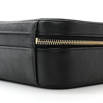 Chanel Caviar Quilted Medium CC Filigree Vanity Case Black 10 of 10