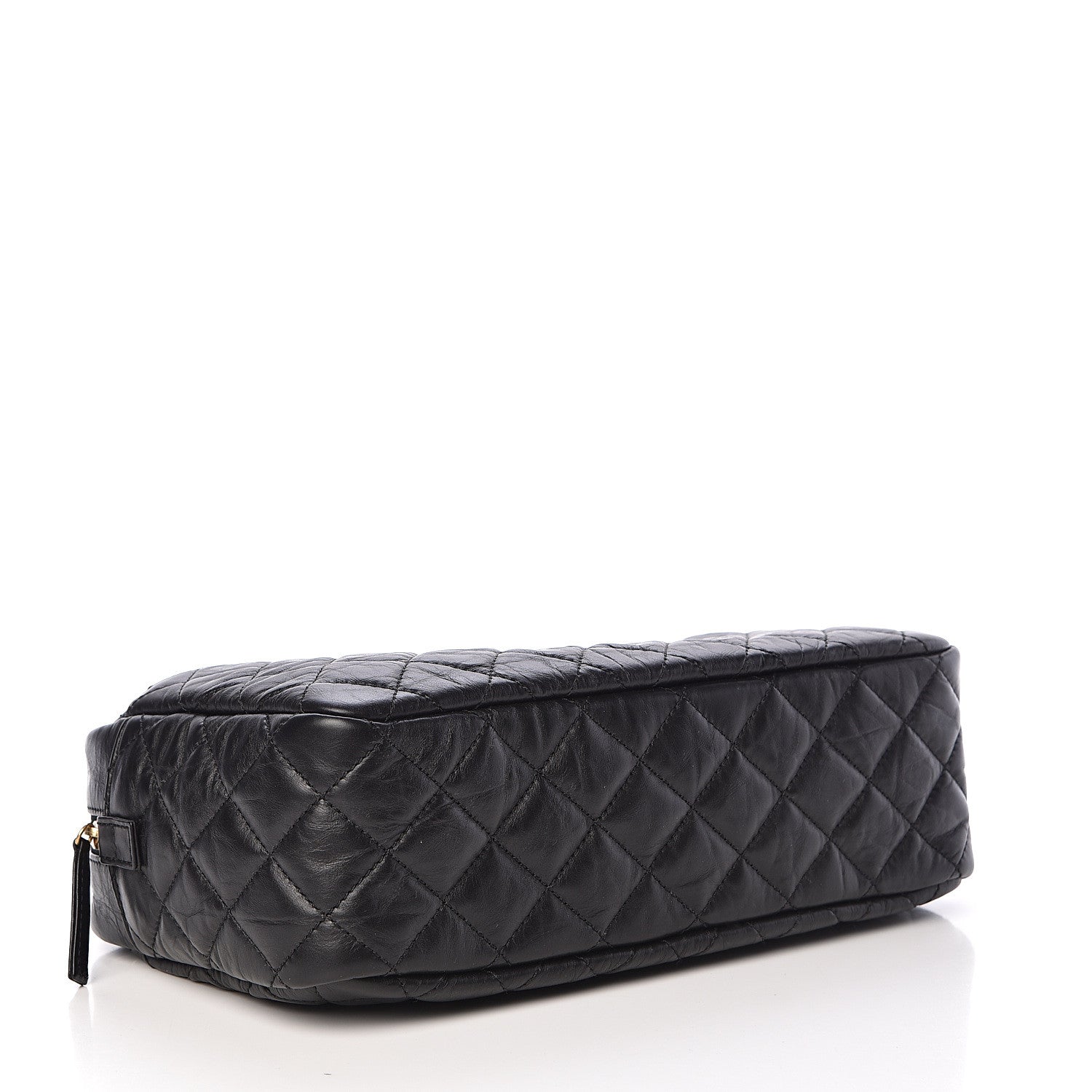 Chanel Aged Calfskin Quilted Medium Reissue Camera Case Black 4 of 11