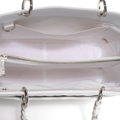 Chanel Caviar Quilted Grand Shopping Tote GST White 4 of 8