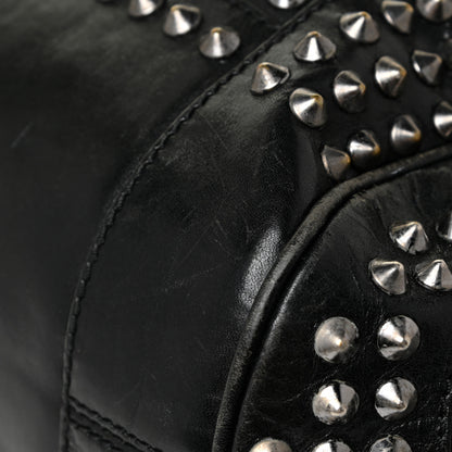 Burberry Lambskin Studded Small Edenham Satchel Black 30 of 35