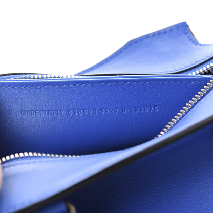 Balenciaga Smooth Calfskin Neo Classic Silver Hardware Mini City Bleu 9 of 10