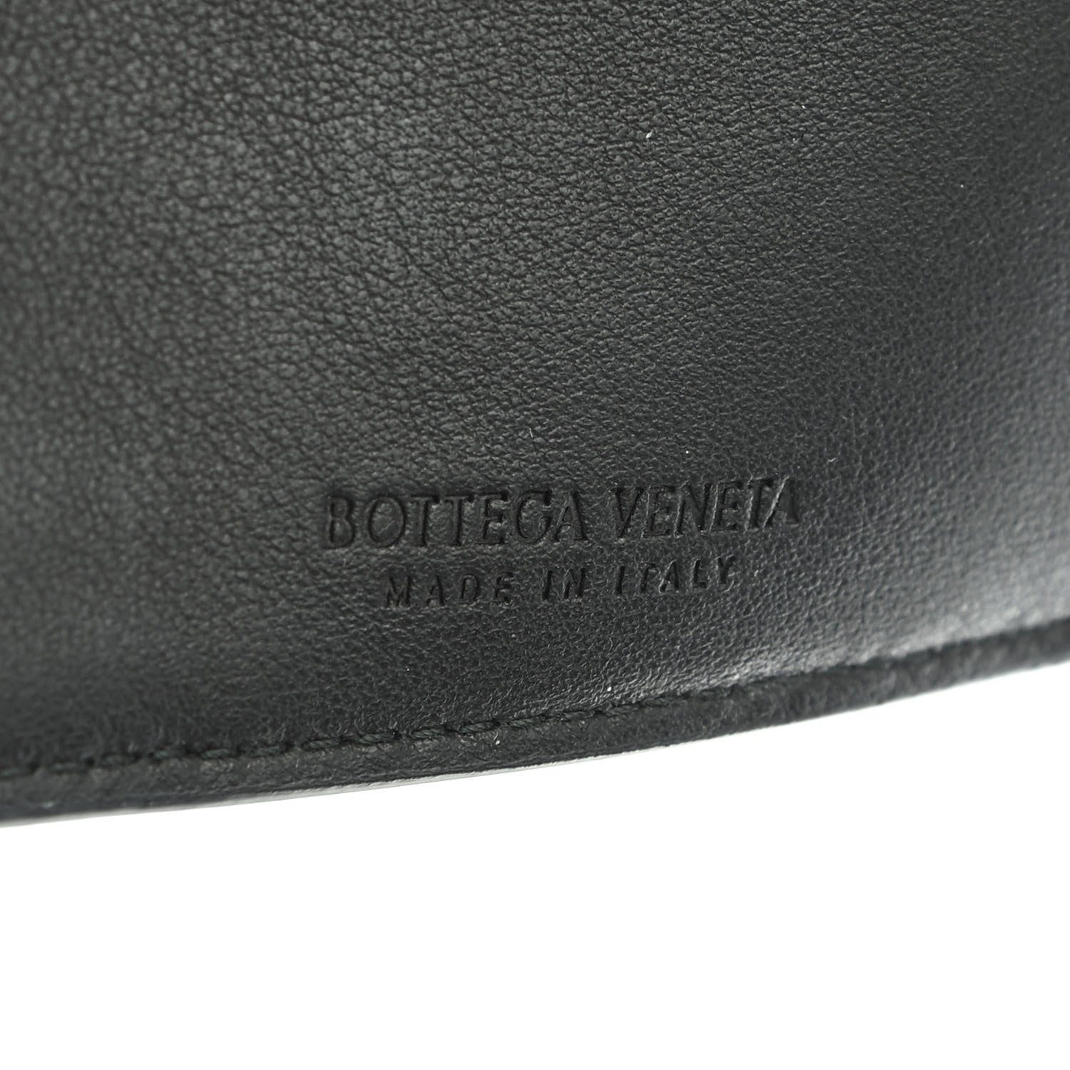 Bottega Veneta Nappa Maxi Intrecciato Bi-Fold Wallet Black 6 of 6