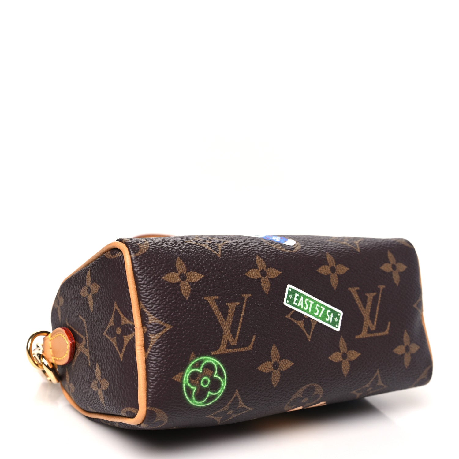 Louis Vuitton Monogram 57th Street NYC Nano Speedy Yellow Cab