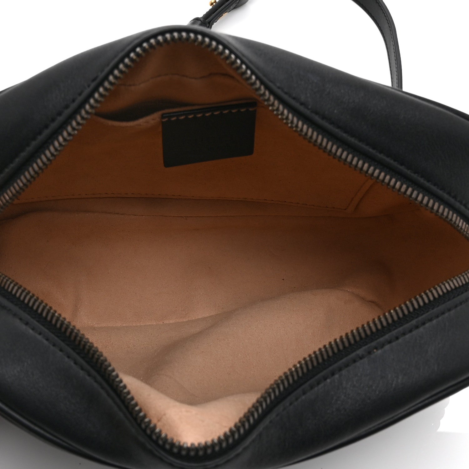 Gucci Calfskin Matelasse Small GG Marmont Chain Shoulder Bag Black 5 of 11