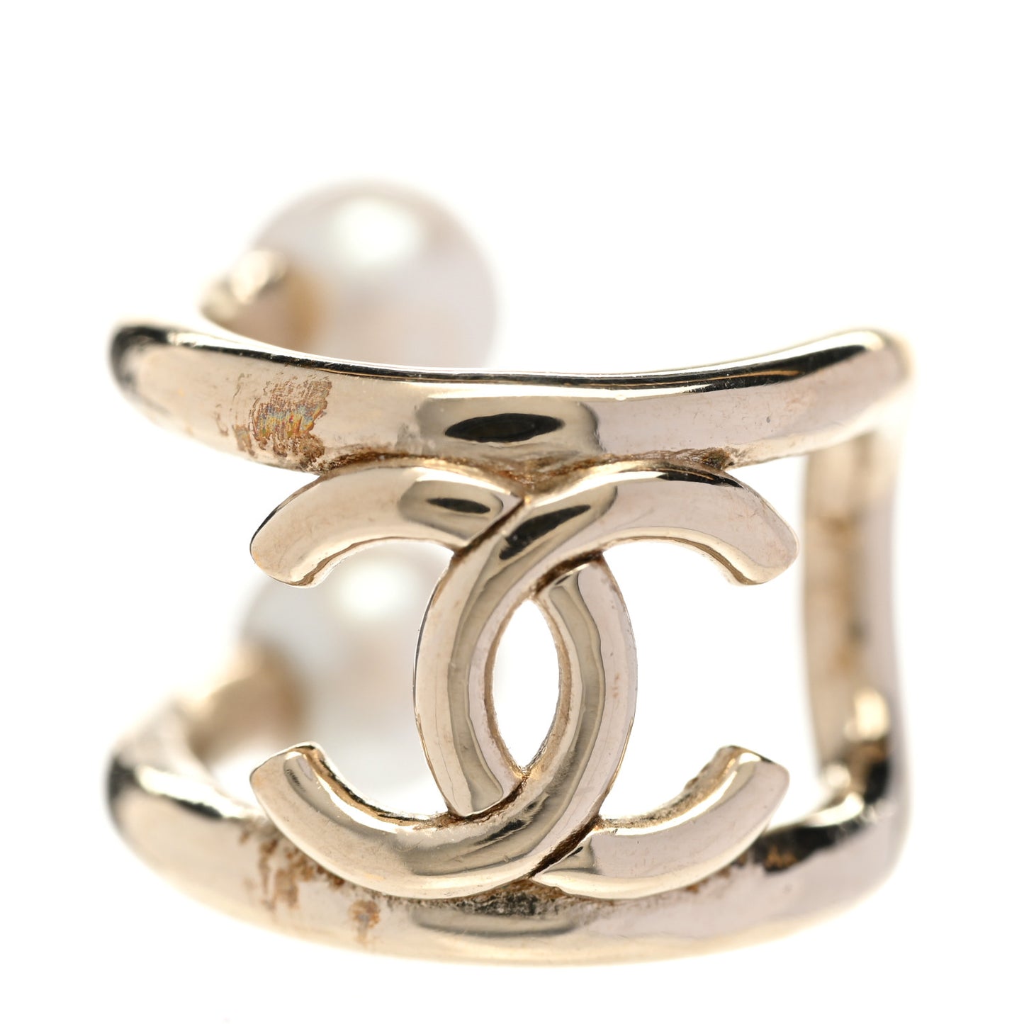 Pearl CC Single Ear Cuff Gold