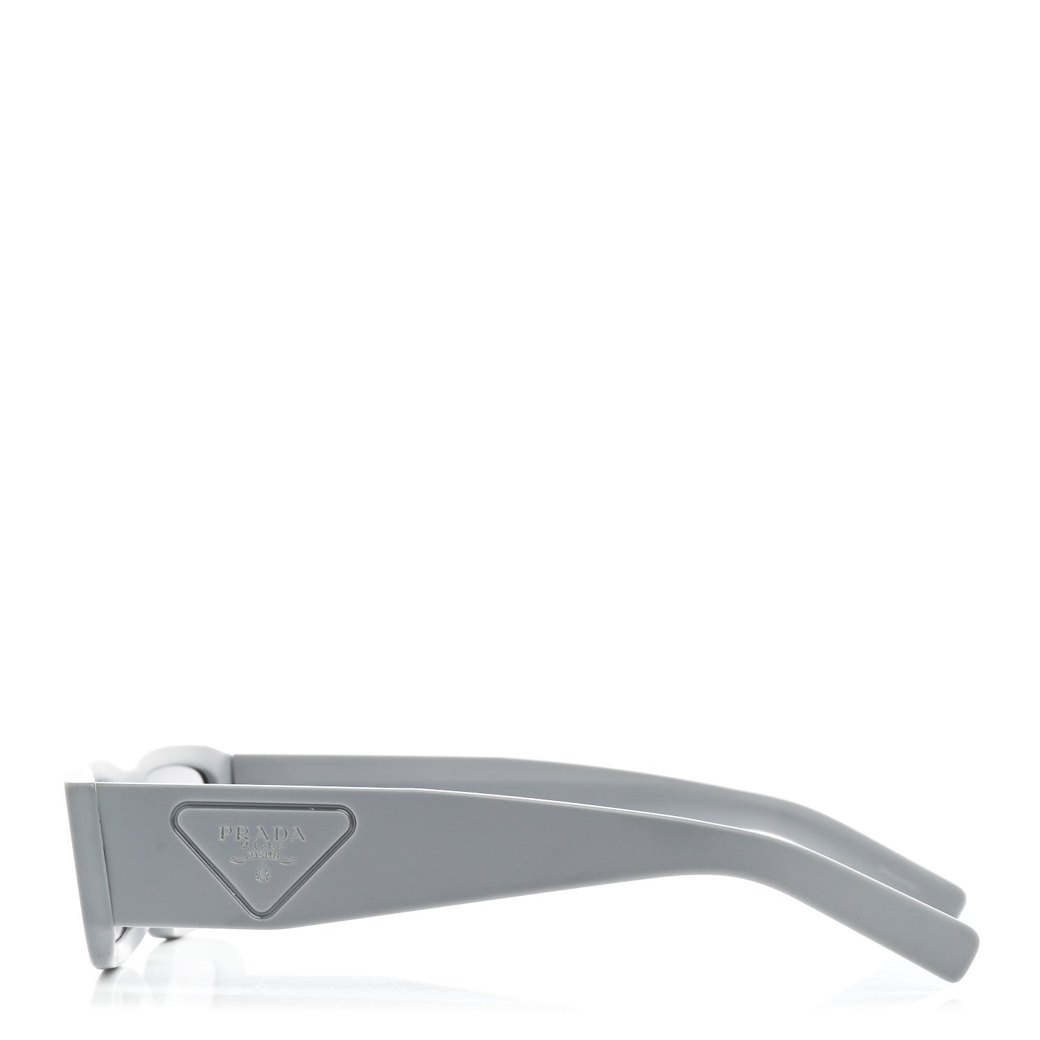Prada Acetate Rectangular Sunglasses SPR D09-D Matte Cement 3 of 7