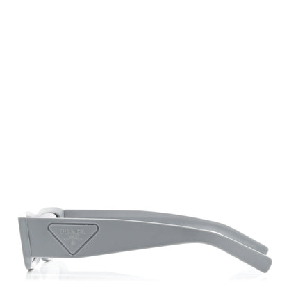 Prada Acetate Rectangular Sunglasses SPR D09-D Matte Cement 3 of 7
