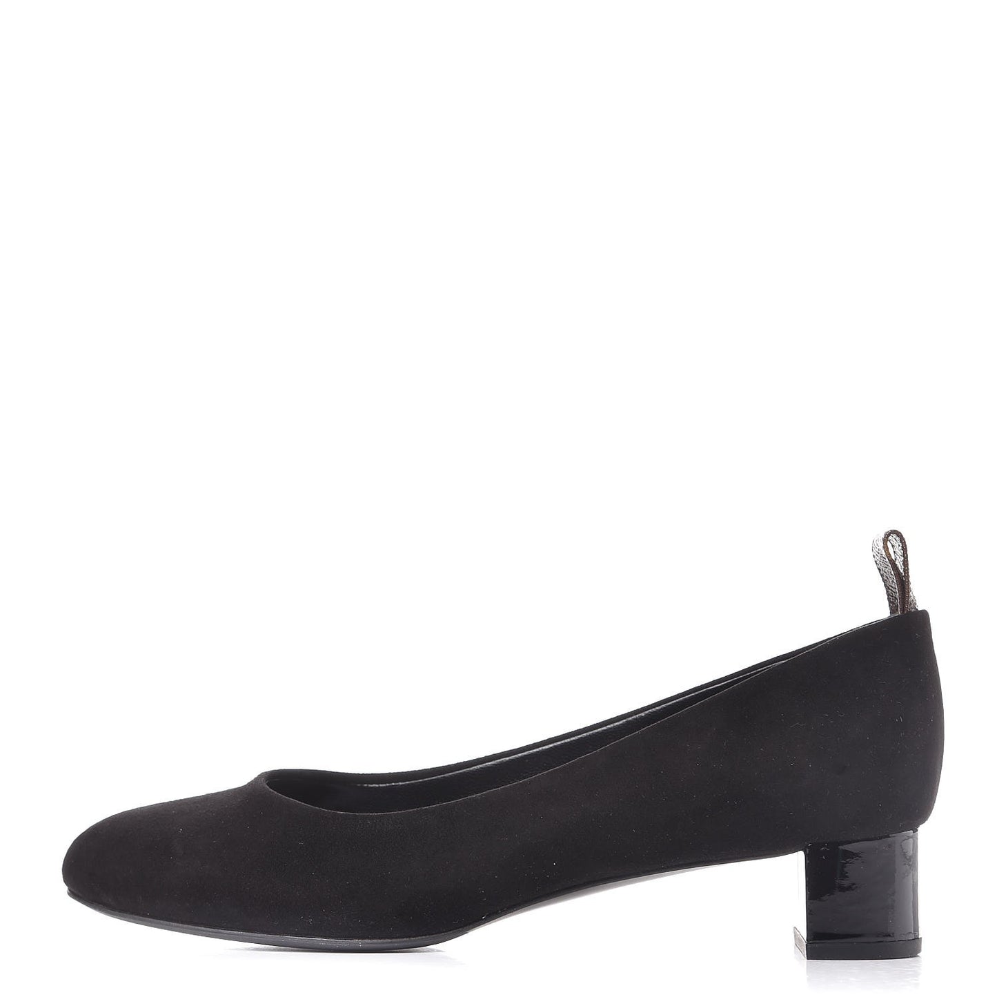Suede Uniformes Pump 37.5 Black