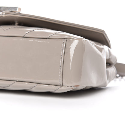 Saint Laurent Patent Chevron Classic Monogram Baby Chain Bag 13 of 14