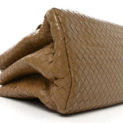 Bottega Veneta Nappa Intrecciato Small Roma Tote New Cigar 11 of 12