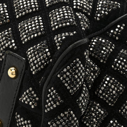 Marc Jacobs Suede Crystal Quilted Stam Black 11 of 11