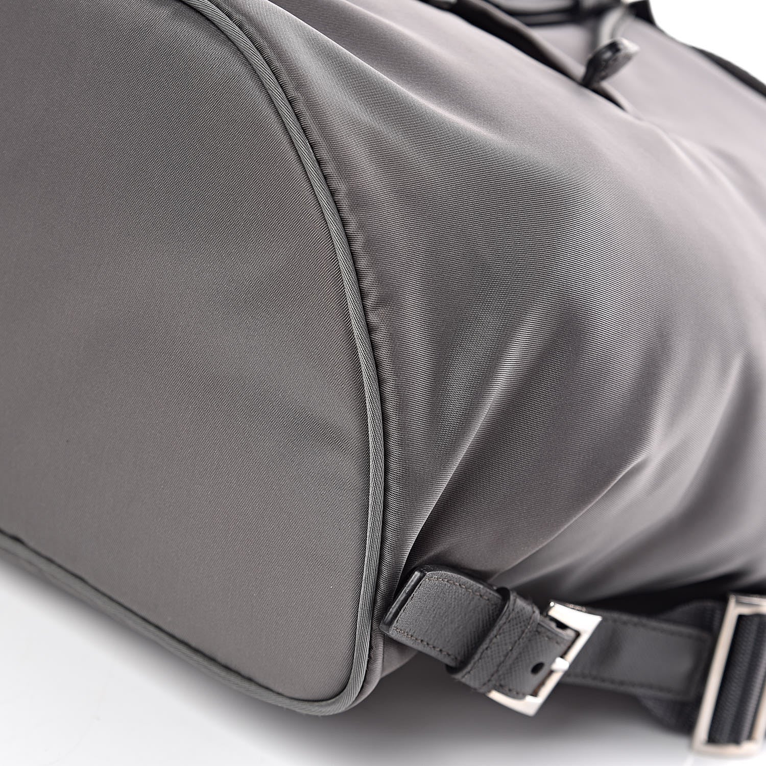 Prada Nylon Vela Medium Cinch Backpack Ardesia 6 of 9