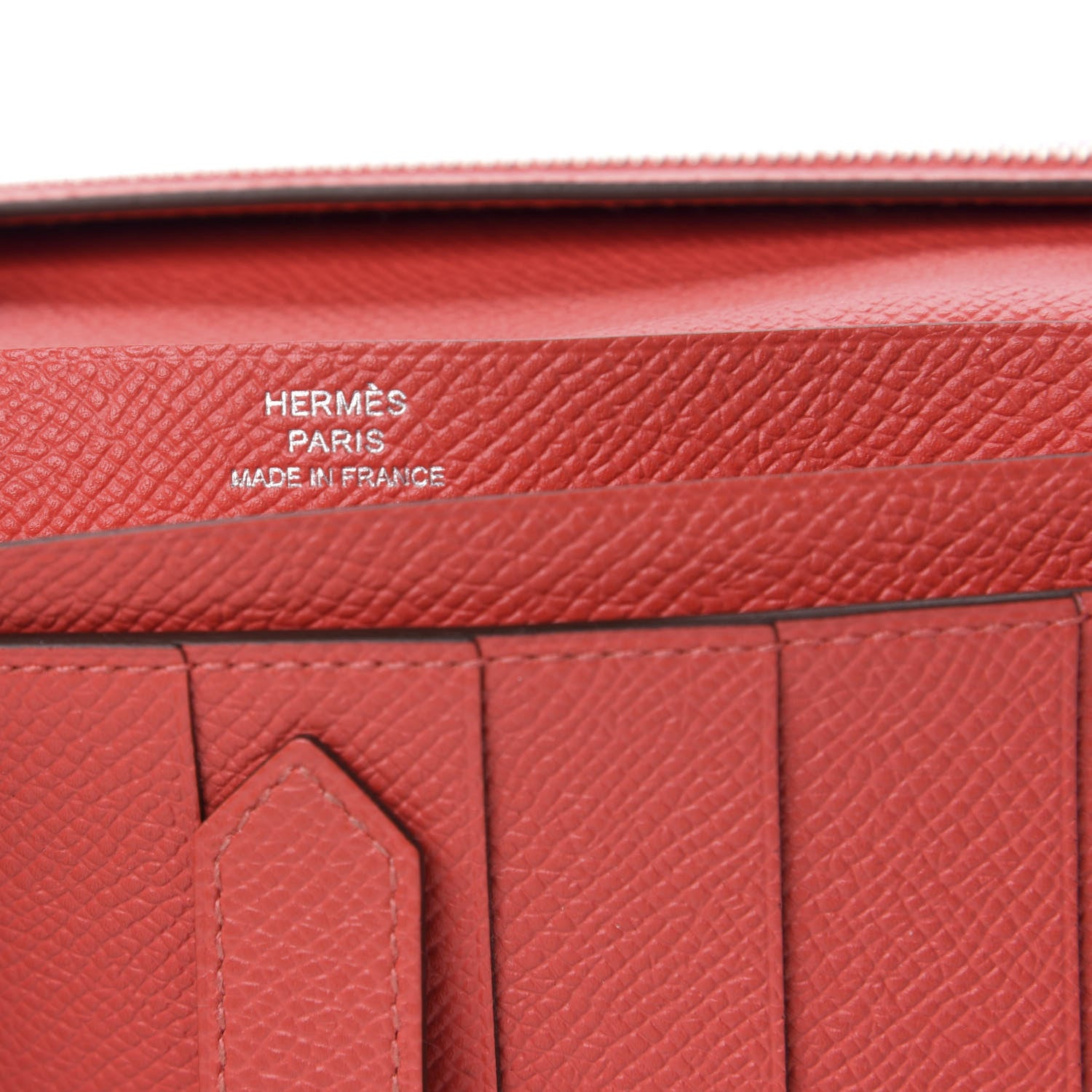 Hermes Epsom Bearn Gusset Wallet Rose Jaipur 6 of 7