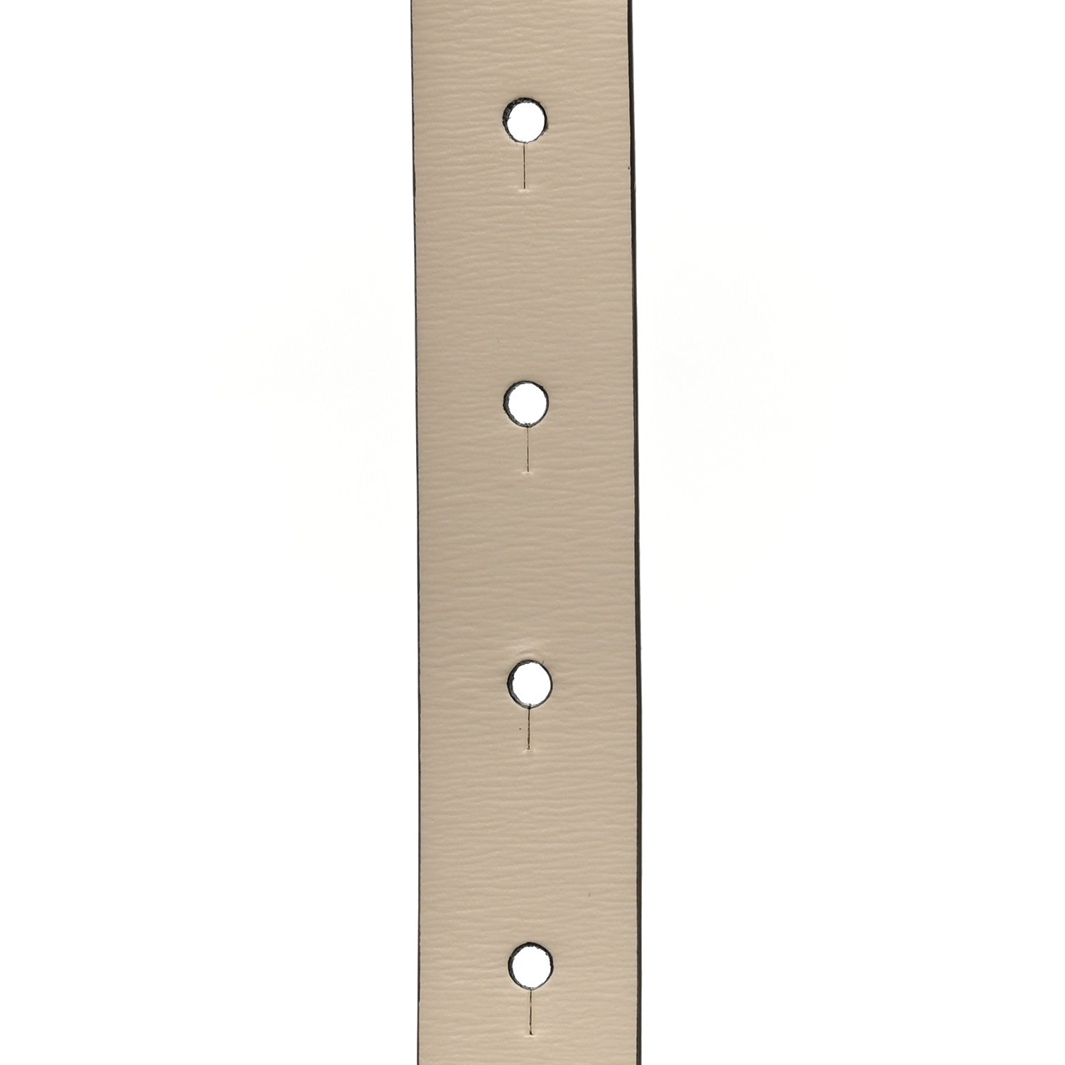 Valentino Garavani Glossy Calfskin VLogo Reversible 20mm Belt 80 32 Light Ivory Rose Cannelle 6 of 7