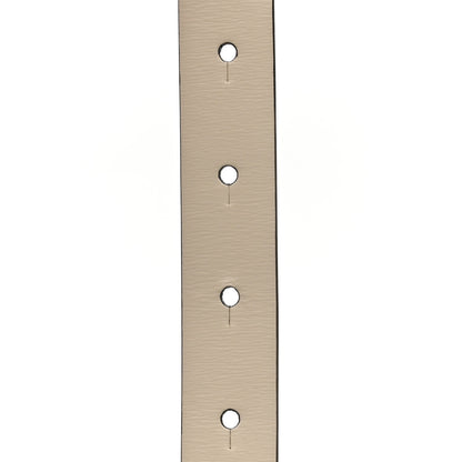 Valentino Garavani Glossy Calfskin VLogo Reversible 20mm Belt 80 32 Light Ivory Rose Cannelle 6 of 7