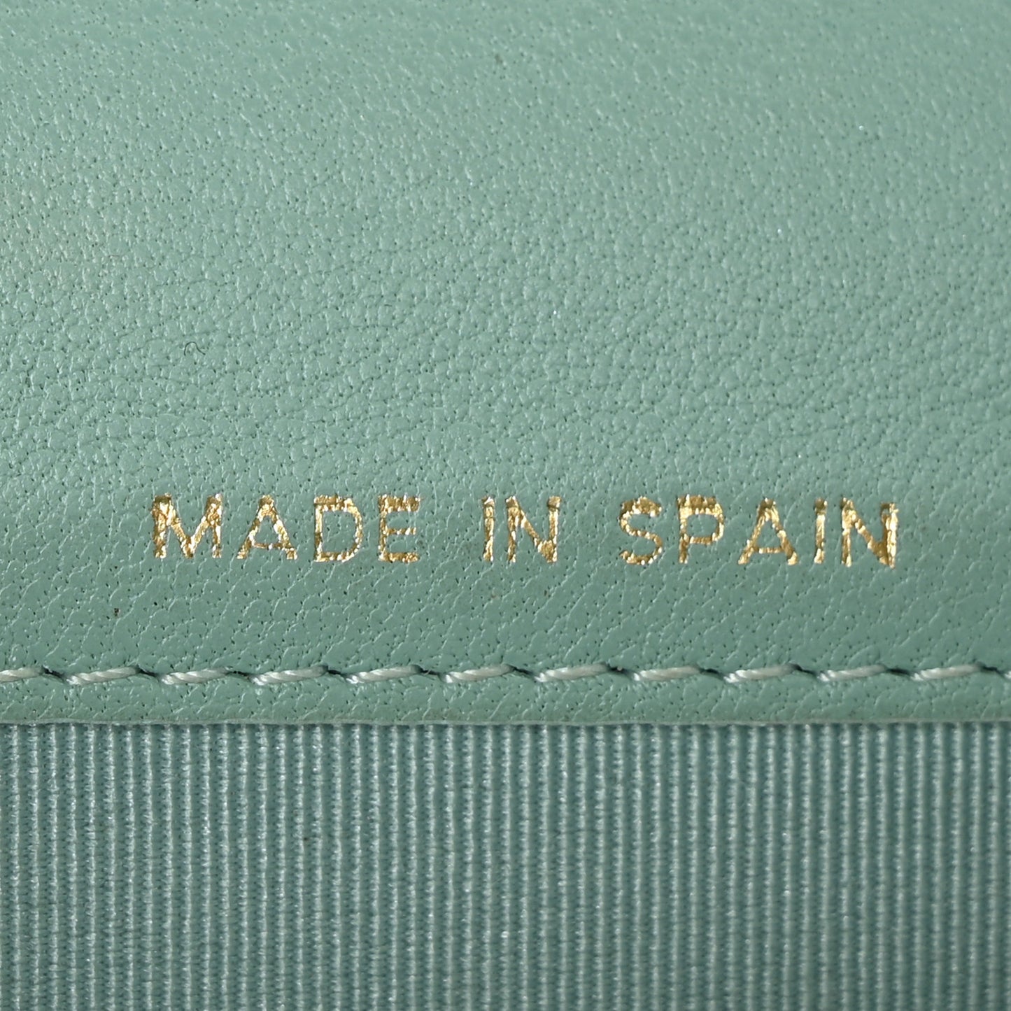 Lambskin Quilted Chanel 19 Flap Card Holder Light Green