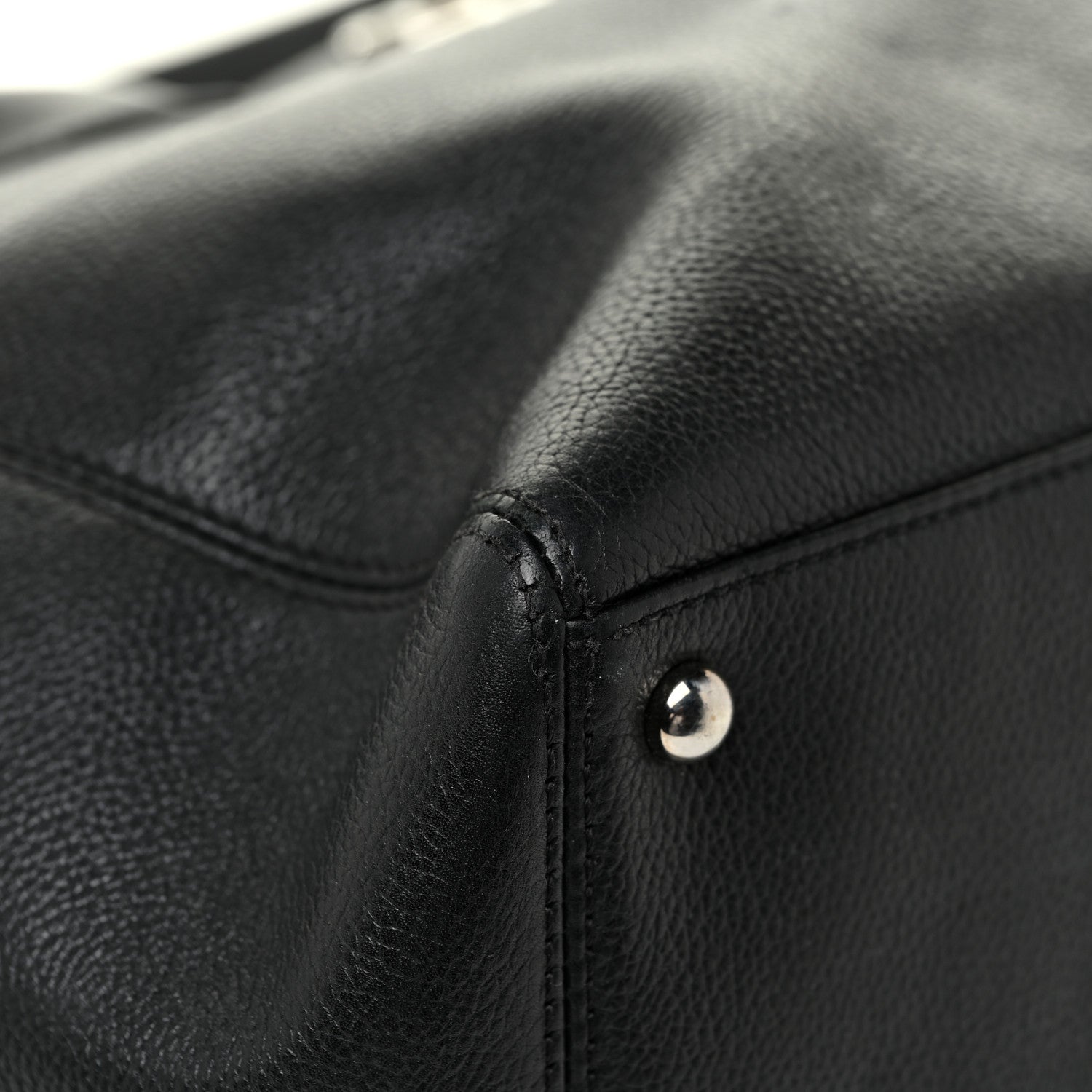 Chanel Calfskin Cerf Executive Shopper Tote Black 7 of 33
