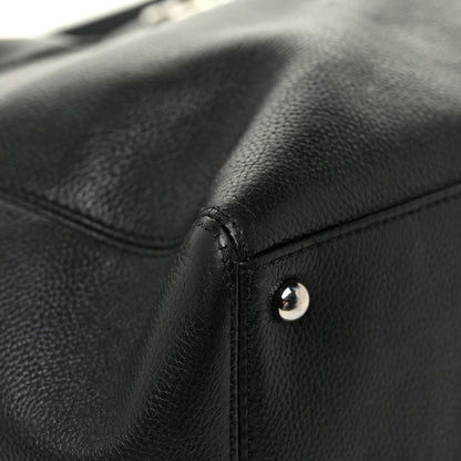 Chanel Calfskin Cerf Executive Shopper Tote Black 7 of 33
