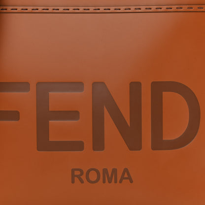 Fendi Vitello King Plexiglass Medium Fendi Sunshine Shopper Tote Cuoio 9 of 11
